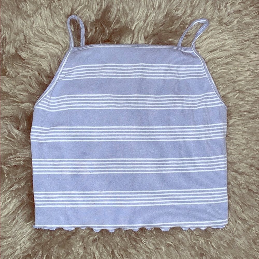 Ruffled bottom crop top from forever 21